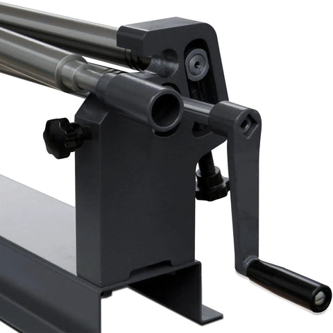 Pro 24 Inch Manual Slip Roll Machine For Shaping Sheet Metal Into Cylinders And Curves With Quick Release Roller Rock Solid Build Legit Sweet Addition To Welder Shop And Fabrication Stations