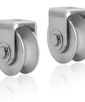 2 Pack 3 Inch Stainless Steel U Groove Pulley Wheel Set For Heavy Duty Gate Track Sliders With 1880 Lb Load Capacity Perfect For Swing Or Sliding Gates And Industrial Grade Gate Hardware, 304 stainless U groove wheels