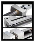 Close-up view of Professional Grade Right Angle Vise For CNC Milling Machines with steel structure and precise alignment features.