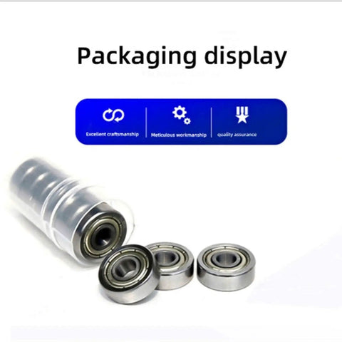 Deep Groove Ball Bearings Set, 10 Pcs 608ZZ 688ZZ, Ideal For Rail Linear Motion Systems, 3D Printer Parts, Industrial Automation Equipment, Top Notch Performance, Durable Steel Construction in shielded steel packaging
