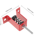 Ceiling Spring Vibration Isolator Hanger for Noise Free No Drama Home Theater and HVAC Installations 30 To 50 Kg Load Capacity Adjustable Ceiling Damper for Air Conditioners and Ventilation Systems Ultra Quiet Vibration Dampener, red steel, 9.0 x 11.8 cm