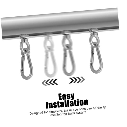 Four Piece Stainless Steel Awning Rail Stopper Eye Bolt Kit For Kayaks Motorhomes And Tents With Eyelet Bolts Heavy Duty Track Hardware And Easy Install No Fuss, stainless steel eye bolts on awning rail