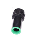 Compression Swivel Adapter With Washer Connects One Half Inch Drip Tubing To Three Quarter Inch MPT Pipe Easy Hose Bib FHT Connection