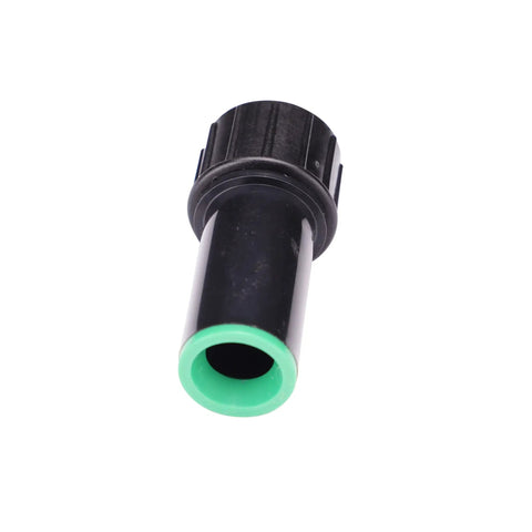 Compression Swivel Adapter With Washer Connects One Half Inch Drip Tubing To Three Quarter Inch MPT Pipe Easy Hose Bib FHT Connection