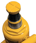 Top view of Beefy 12 Ton Heavy Duty Shorty Bottle Jack For Cars Trucks And Farm Equipment with adjustable screw top extender.