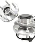 2Pcs 515054 Front Wheel Bearing Hub Assembly 2WD Only 6 Lug With ABS For Chevy Silverado 1500 Tahoe SUV