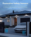 Infrared Beam Sensor Alarm Kit For Home Security 12 And 24V Waterproof Transmitter Receiver Single Beam installed on gate
