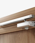 Adjustable Universal Hands Free Automatic Door Closer With Hydraulic System For High Traffic Doors Soft Close Aluminum Screen