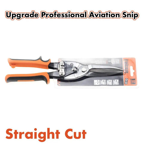 Heavy Duty Aviation Snips Smash Through Thick Metal And Piping Like Nuts In July With Rock Solid CRV Steel Blades And No Sweat All Day Comfort Grip