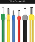 Ultimate Wire End Ferrule Kit 1200pcs For Stripped Wires Insulated Ferrule Crimp Pins showing multicolor wire ends.
