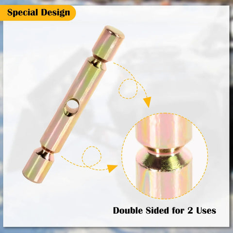 Rocksolid Pro Shear Pins For Polaris Atv Snow Plow Glacier Setup Heavy Duty 4140 Steel Replacement Hardware Tough As Nails And Built Different Ready To Kick Some Snow For Sportsman 2015 Through 2019 Models All Season