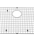 Bottom Kitchen Sink Grid Stainless Steel 30 Inch By 17 Inch Protects Enamel Surface Safeguards Delicate Dishes With Soft Protective Bumpers