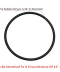 Top Shelf Universal Sewing Machine Motor Stretch Belt Replacement For Singer Kenmore White Household Models 2 Pack 3/16 inch diameter rubber ring.