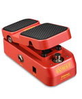 2 In 1 Wah And Volume Pedal For Electric Guitars Mini Vintage Style with smooth sweep and active control in red