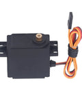 Heavy Duty RC Servo Motor With Copper Gears And Rock Solid Plastic Housing For ZD Racing Dbx07 1/7 Scale RC Cars in matte black.