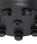 Bottom view of Wheel Motor Replacement For 4915500 5023091SM HGM 12P 7172 Lawn Mower showing bolt details and finish