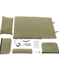 Heavy Duty Electric Bed Lift Backrest With 660 Lbs Capacity Sit Up Chair For Elderly And Disabled Patients features components and remote control.