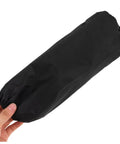 Get Your Arms Covered With These Tough As Nails Extended Black Arm Sleeves 2 Pairs Pack Oilproof Guards shown in black fabric with elastic ends.