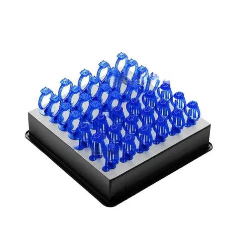 Heavy Duty Replacement Resin Tank For Form 2 And Form 3 3D Printers with multiple blue rings displayed.