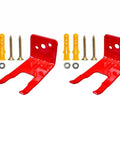 Heavy Duty Fire Extinguisher Wall Mount Bracket No Fuss Plug And Play Bracket Fits 5 To 15 Lb Extinguishers with installation kit