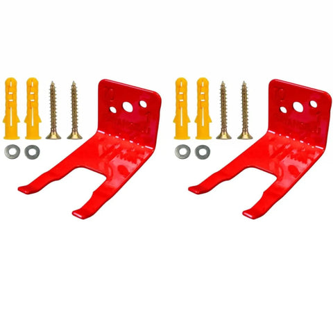 Heavy Duty Fire Extinguisher Wall Mount Bracket No Fuss Plug And Play Bracket Fits 5 To 15 Lb Extinguishers with installation kit