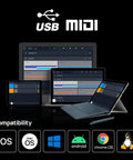 U2MIDI Pro USB MIDI Interface Cable With Filter And Mapper For Quick, No-Fuss Plug-And-Play PC To MIDI Instrument Setup display