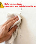 Heavy Duty Self Adhesive Fiberglass Mesh Drywall Joint Tape 1.97 Inch By 180 Feet For Wall Crack Repairs Seam Patches And Spackle Projects Built Tough For Long Lasting Smooth Walls, cleaning cracked wall