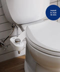 Dual Stream Fresh Water Bidet Toilet Seat Attachment Non Electric For Elongated Seats Easy Install Clean Your Front And Back