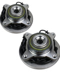 Beefy Front Wheel Bearing And Hub Assembly 515079 for Ford F150 4WD 2005-2008, Heritage 2004, Lobo 2005-2008, Lincoln Mark LT 6 Lug ABS