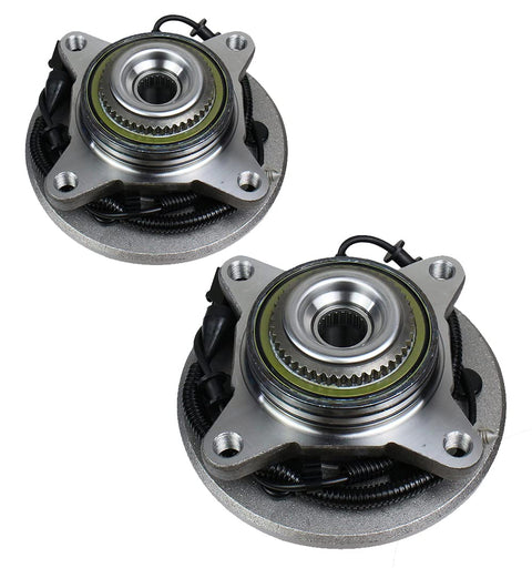 Beefy Front Wheel Bearing And Hub Assembly 515079 for Ford F150 4WD 2005-2008, Heritage 2004, Lobo 2005-2008, Lincoln Mark LT 6 Lug ABS