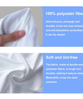 Top Shelf Heavy Duty Industrial Cleanroom Wipes Six By Six Double Knit One Hundred Percent Polyester Lint Free Cloths close-up showing soft fabric texture.
