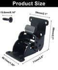 Top Rated 4 Pack Tough As Nails 180 Degree Self Locking Folding Brackets For RVs And Food Trucks Heavy Duty Steel Hinges dimensions and design