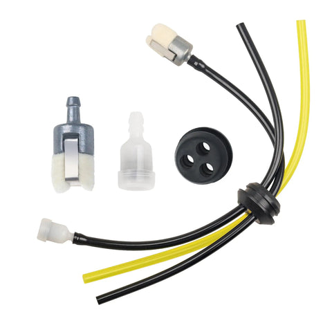 2 Pack Repower Fuel Line Kit For Trimmers And Brushcutters With Plug And Play Tank Grommets, Fuel Filter, And Vent components