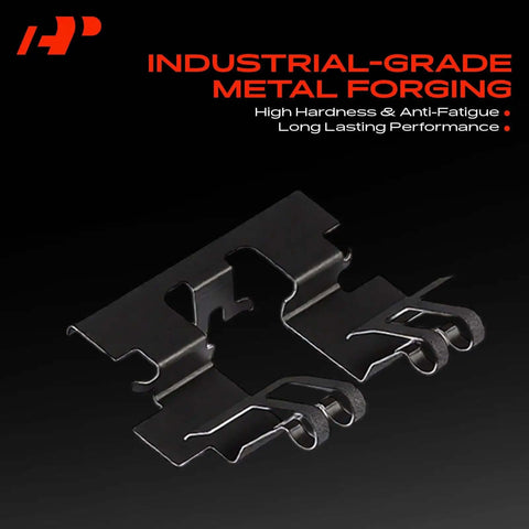 Premium Rear Side Disc Brake Hardware Kit For Mazda Cx9 2016 To 2021 Ensures Smooth Stopping Power And Long Lasting Performance With Exact OE Fitment H5944 Ref Number Guaranteed To Keep Your Ride Rolling Safe And Fast. black metal brake hardware clips
