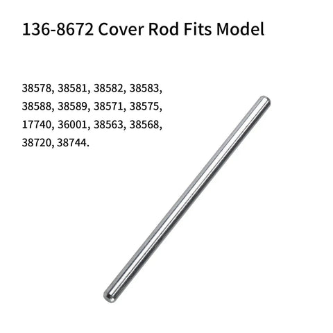 Toro Compatible Torsion Spring And Cover Rod Kit For Lawn Mower Replacement Parts Replaces 99-5293 And 136-8672 cover rod image