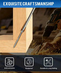 Heavy Duty Pocket Hole Screws 1 Inch Set, Size 8 x 1 In, 550 Pcs Wood Screws with power drill in use