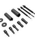 Heavy Duty Internal Bearing Extractor Puller Kit With 5 Opening Clamps Fits 9 To 23mm Blind Hole black steel parts