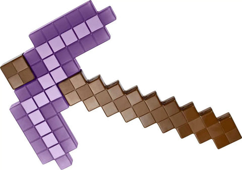 Blocky Role Play Gear Pack For Young Gamers Child Sized Diamond Sword Or Enchanted Pickaxe Pixelated Collectibles Pickaxe
