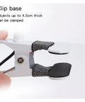 Clip On Magnifying Lamp With 3X 10X Loupes adjustable clip base up to 4.5cm for stable hands free work on desks.
