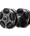 Omni Rack Easy Wheels 58mm for Brompton Omni Directional Wheels, gray color, with M6 screws, suitable for folding bikes and e-bikes.