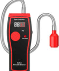 Portable 3 In 1 Carbon Monoxide And Carbon Dioxide Detector With 12 Inch Bendable Probe Battery Operated Handheld Alarm