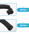 Righteous Precision Tire Balancer Crank Handle with heavy duty plastic, showing grip details for easy installation and use.