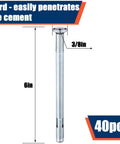 Flat Head Cross Sleeve Anchor Bolts Three Eighths Inch By Six Inch For Concrete Masonry And Brick Galvanized Zinc Plated Expansion Anchors Flush Mount Heavy Duty Fastening For Secure Permanent Installations