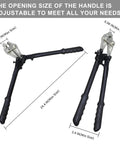 Vinyl Fence Notcher For Rails, Heavy Duty Rail Notcher With Three Quarter Inch Notch, adjustable handle dimensions