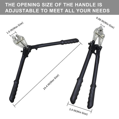 Vinyl Fence Notcher For Rails, Heavy Duty Rail Notcher With Three Quarter Inch Notch, adjustable handle dimensions