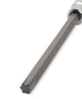 Close-up of 10 Pc Long Torx Bit Socket Set for 1/4 and 3/8 Inch Drives, S2 Steel Bits with Heat Treated Socket Base, durable tip view