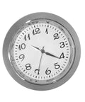 Clock Insert Kit 1-7/16 Inch Dial Fits 1-3/8 Inch Hole With White Dial, Black Arabic Numerals, Transparent Cover