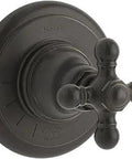 Artifacts Shower Valve Trim In Oil Rubbed Bronze With A Single Cross Handle ADA Compliant Faceplate Plays Nice With Other Artifacts
