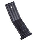 Rock Solid Drywall Foot Lifter For Standard Sheetrock Panels Pocket Sized Mini Raising Tool, durable black plastic design, side view