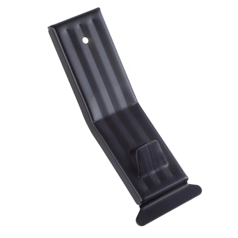Rock Solid Drywall Foot Lifter For Standard Sheetrock Panels Pocket Sized Mini Raising Tool, durable black plastic design, side view